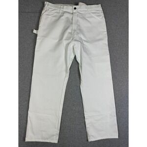 Dickies Painter Pants Mens 40x29 White Sherwin Williams Utility Workwear